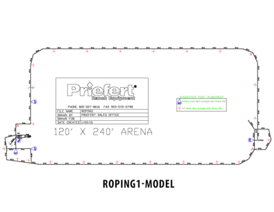 120' x 240' Basic Roping Arena
