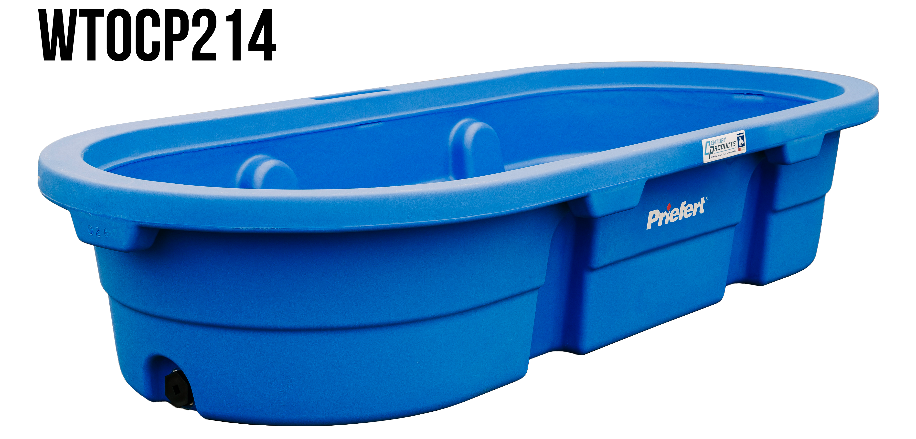 Small Animal Oval Poly Water Tanks by Century Products